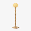 Milo Floor Light, Floor Lamp, Red oak wood, Dia 25cm x H 25cm