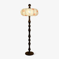 Milo Walnut Floor Light, Floor Lamp, Wood, Dia 45cm x H 155cm
