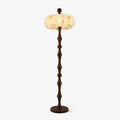 Milo Gingko Floor Light, Floor Lamp, Wood, Dia 45cm x H 155cm