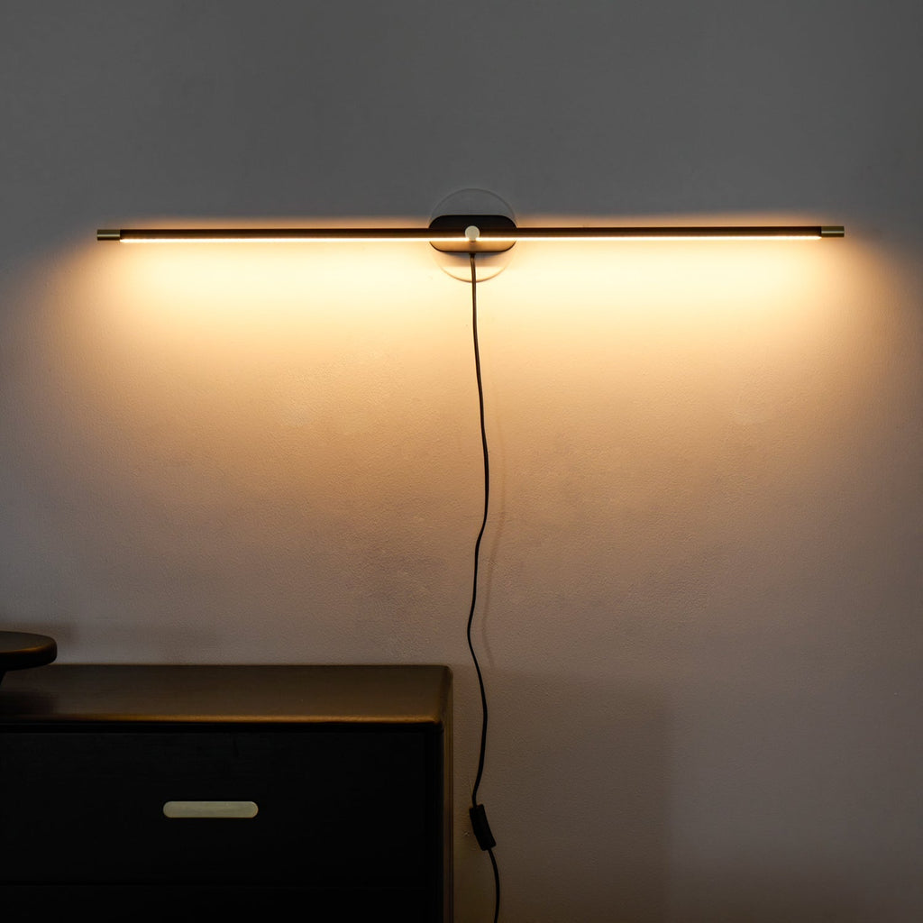 Clean-Lined Linear Plug-In Wall Light, Plug-In Wall Sconce, detail 36