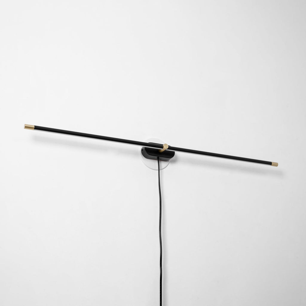 Clean-Lined Linear Plug-In Wall Light, Plug-In Wall Sconce, detail 24