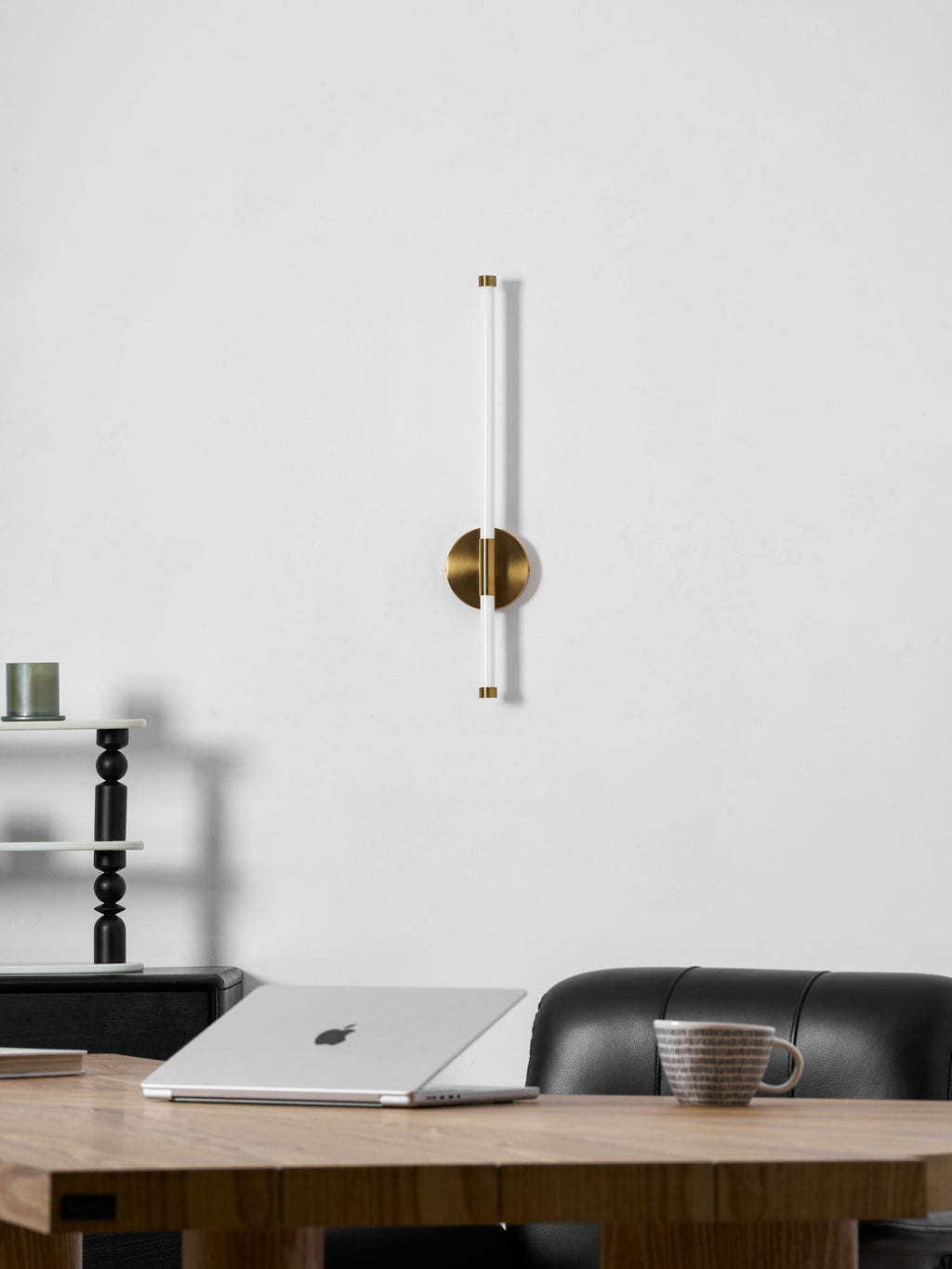 Clean-Lined Vertical Wall Light, Hardwired Wall Sconce, detail 39