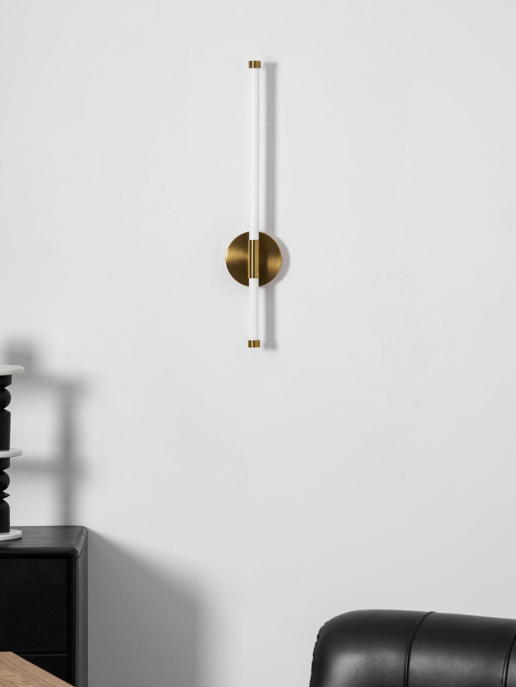 Clean-Lined Vertical Wall Light, Hardwired Wall Sconce, detail 47