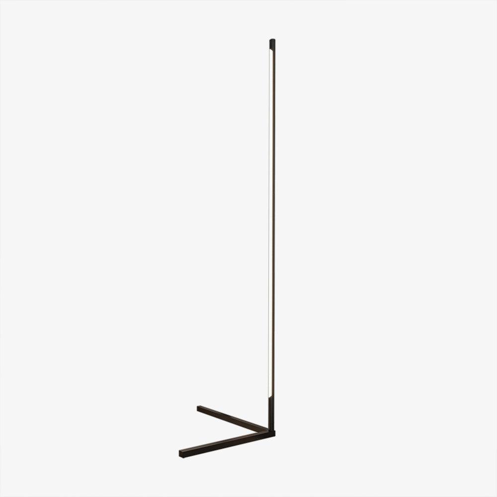 Clean-Lined LED Floor Light, Floor Lamp, Iron, ∅ 15.7″ x H 55.1″