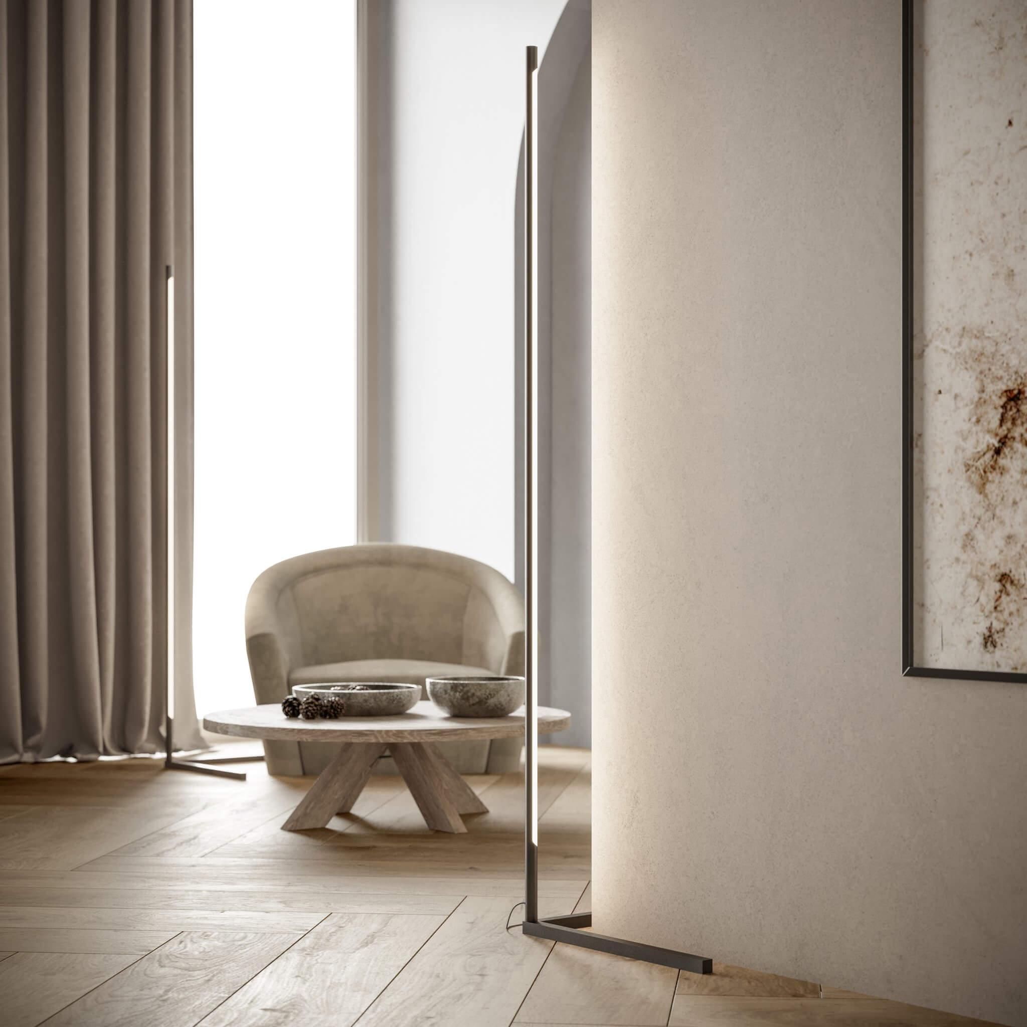 Clean-Lined LED Floor Light, Floor Lamp, detail 9
