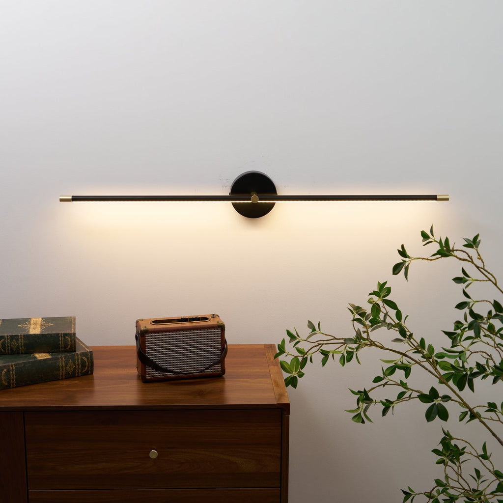 Clean-Lined Linear LED Wall Light, Hardwired Wall Sconce, detail 14