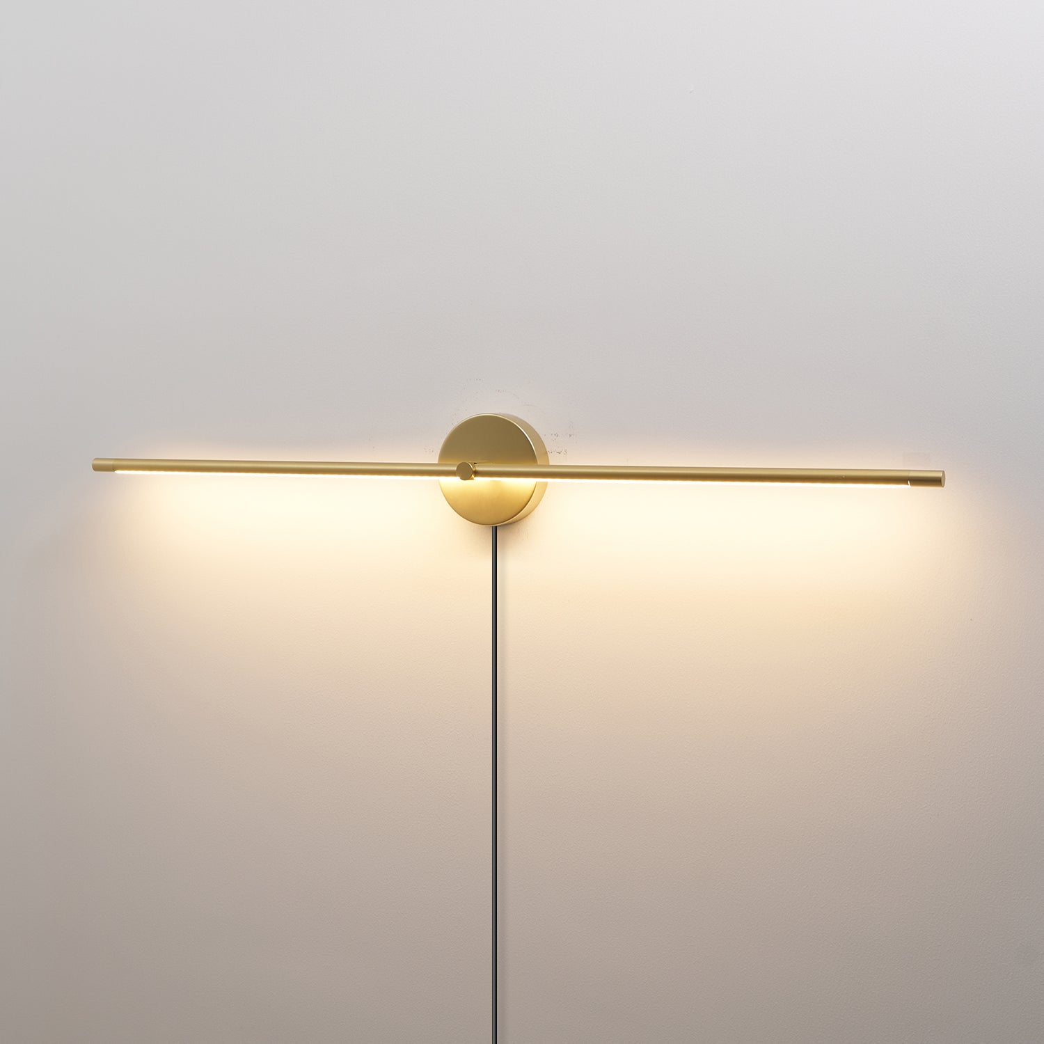 Clean-Lined Linear Plug-In LED Wall Light, Plug-In Wall Sconce, detail 29