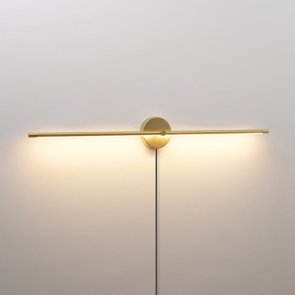 Clean-Lined Linear Plug-In LED Wall Light, Plug-In Wall Sconce, detail 32