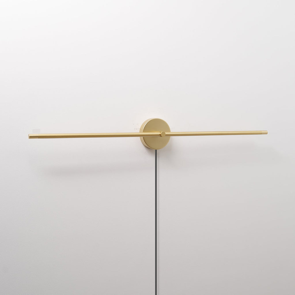 Clean-Lined Linear Plug-In LED Wall Light, Plug-In Wall Sconce, detail 4