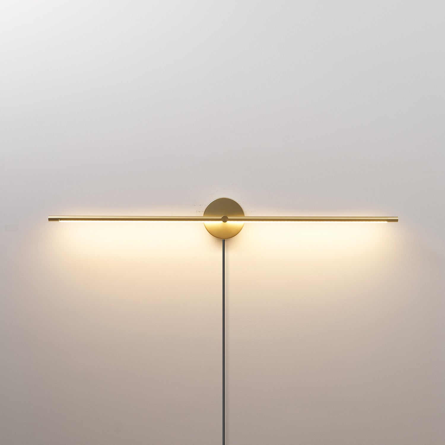 Clean-Lined Linear Plug-In LED Wall Light, Plug-In Wall Sconce, detail 3