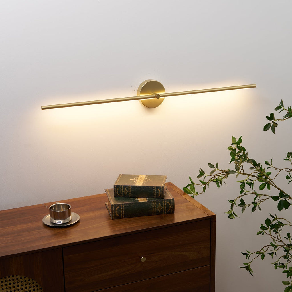 Clean-Lined Linear Plug-In LED Wall Light, Plug-In Wall Sconce, detail 6