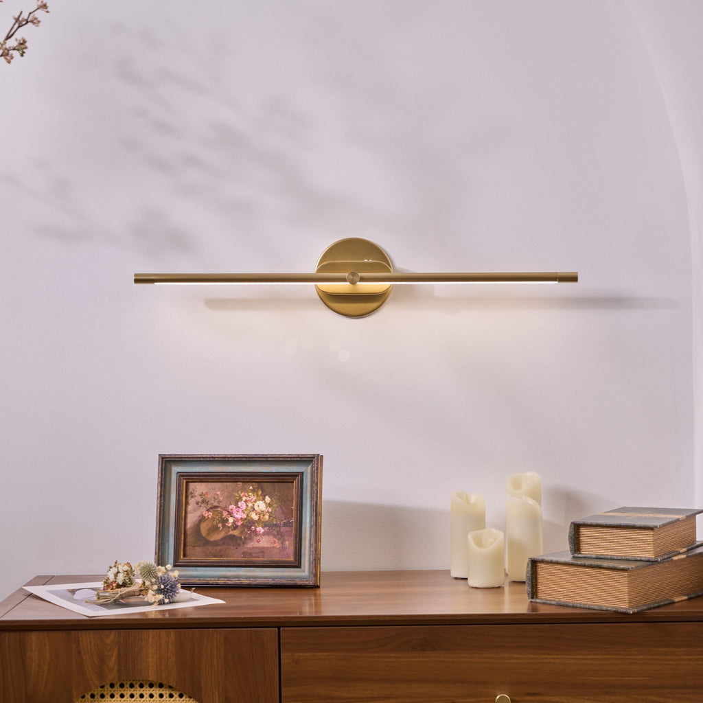 Clean-Lined Linear Rechargeable Wall Light, Bathroom Wall Sconce, detail 53