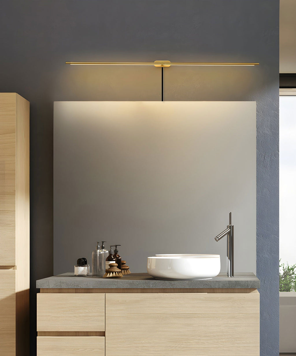 Clean-Lined Linear Plug-In Wall Light, Plug-In Wall Sconce, detail 4