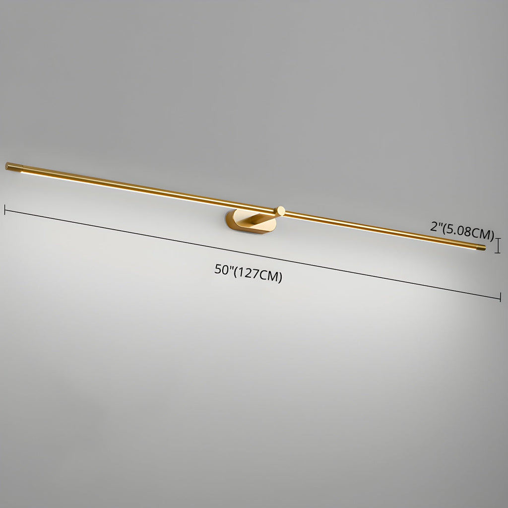 Clean-Lined Linear Rechargeable Wall Light, Bathroom Wall Sconce, detail 15