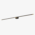 Clean-Lined Linear Wall Light, Hardwired Wall Sconce, Metal, Dia 68cm x H 5cm