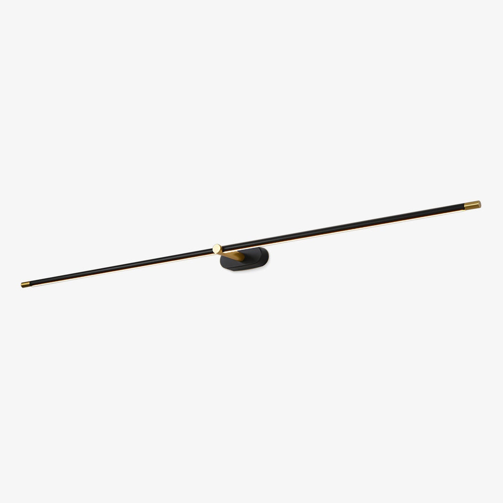 Clean-Lined Linear Rechargeable Wall Light, Bathroom Wall Sconce, Metal, Dia 68cm x H 5cm