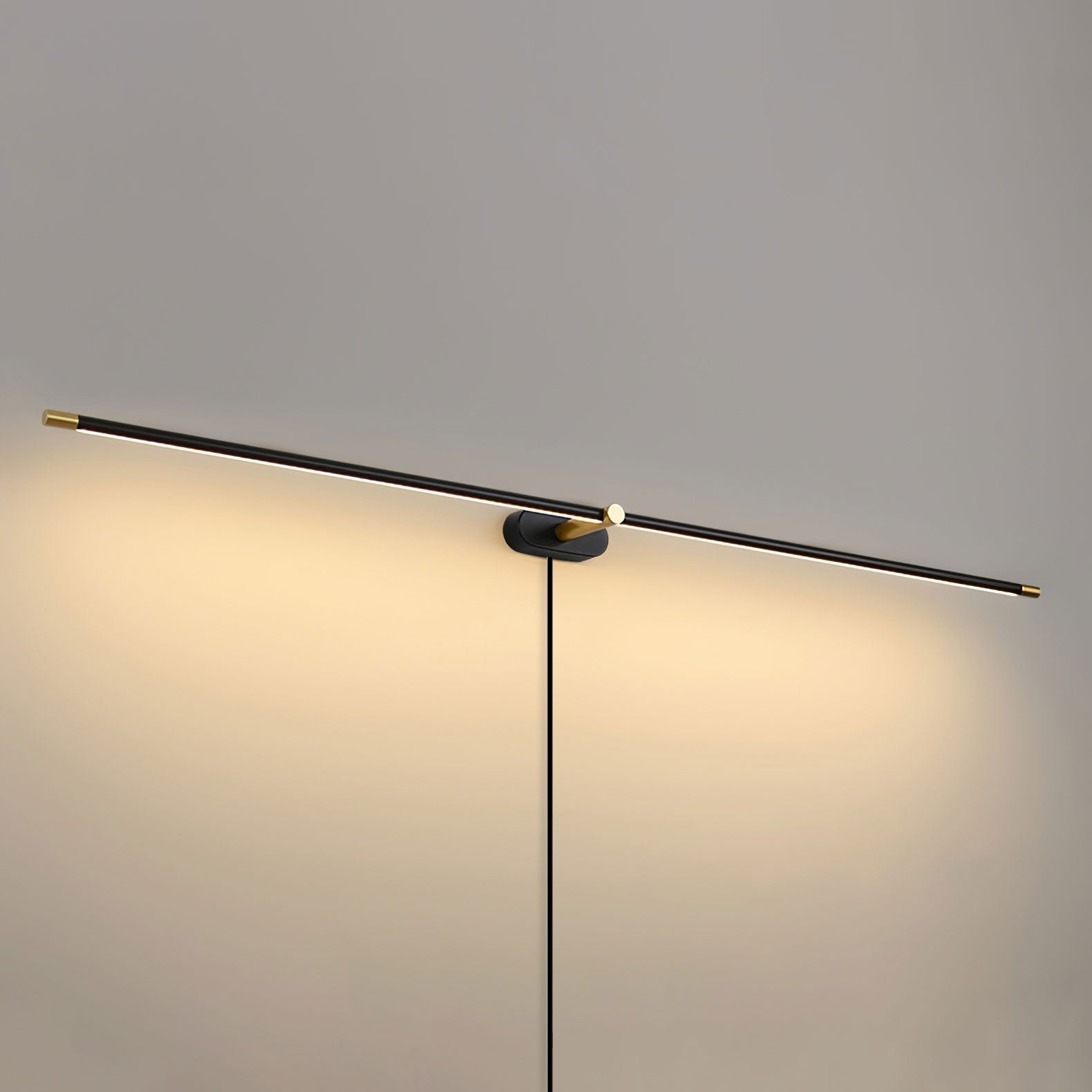 Clean-Lined Linear Plug-In Wall Light, Plug-In Wall Sconce, detail 14