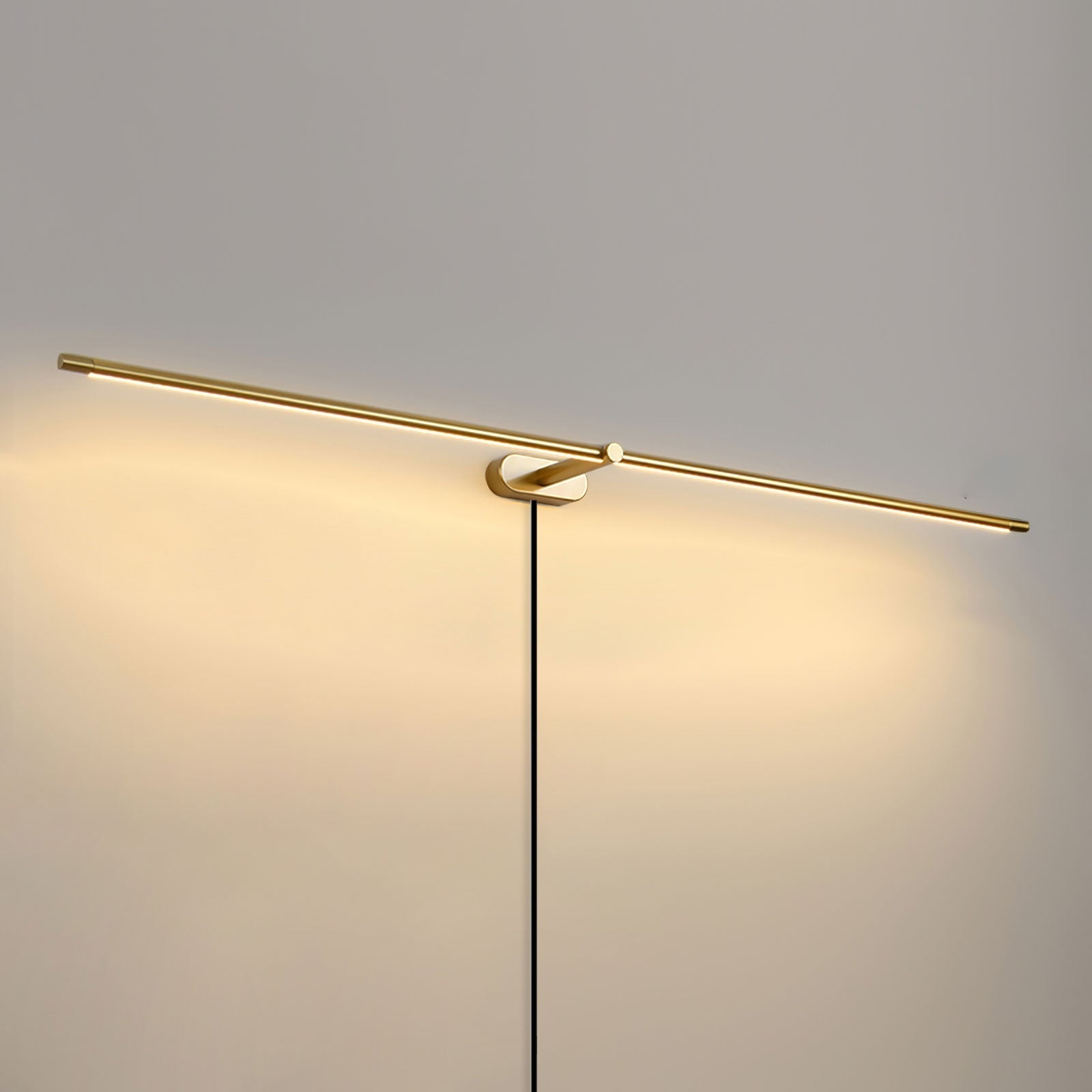 Clean-Lined Linear Plug-In Wall Light, Plug-In Wall Sconce, detail 11