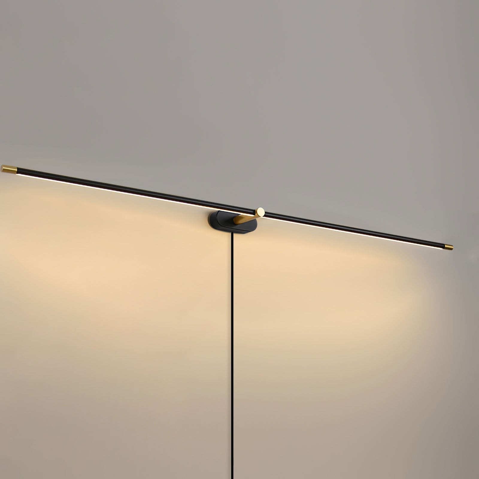 Clean-Lined Linear Plug-In Wall Light, Plug-In Wall Sconce, detail 15