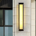 Strip Clean-Lined Waterproof Stainless Steel Contemporary Exterior Wall Fixtures, Outdoor Wall Light, 23.6"
