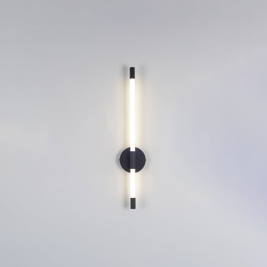 Clean-Lined Vertical Wall Light, Hardwired Wall Sconce, detail 12