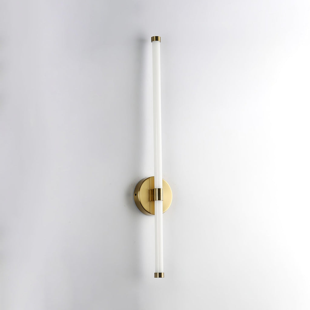 Clean-Lined Vertical Wall Light, Hardwired Wall Sconce, detail 17