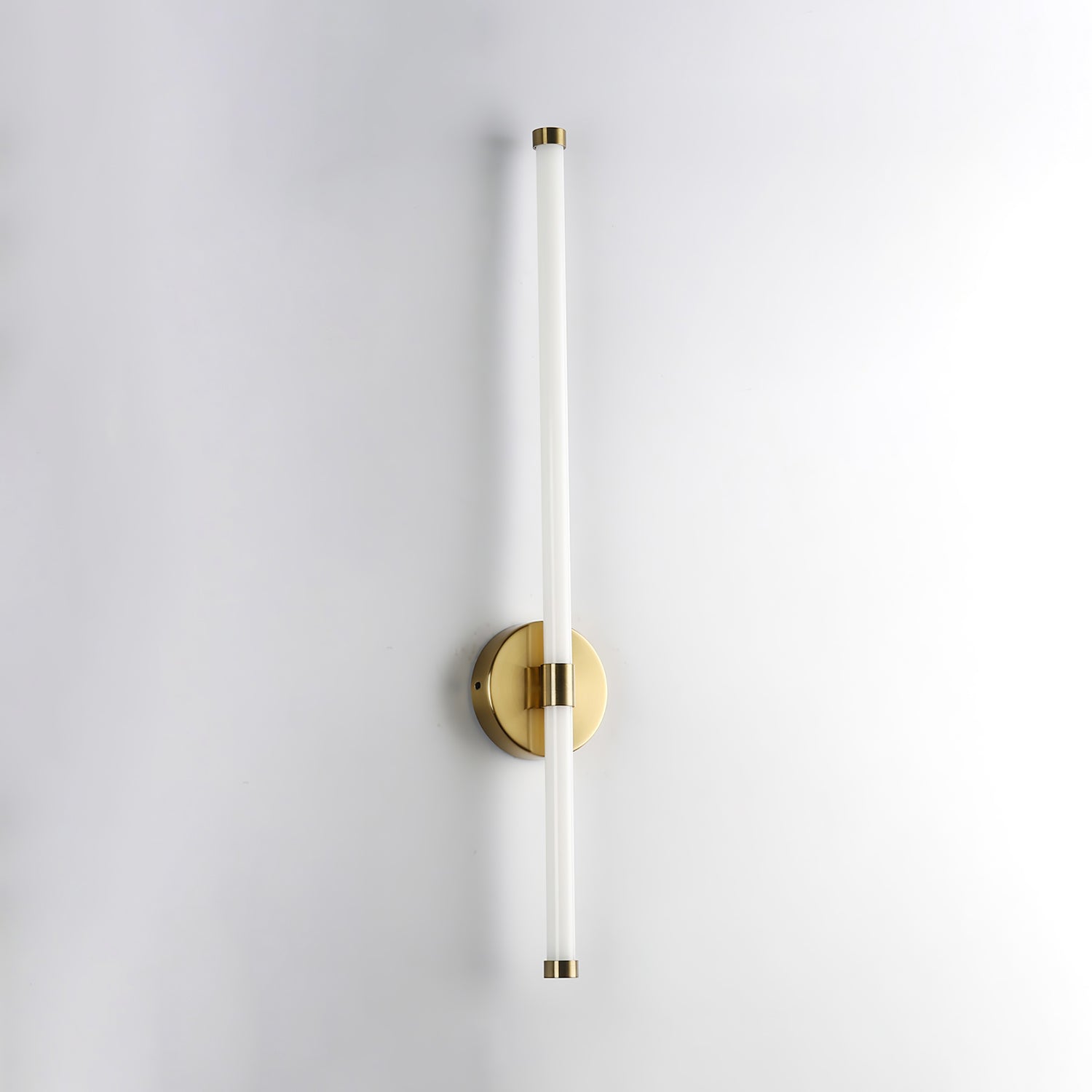Clean-Lined Vertical Wall Light, Hardwired Wall Sconce, detail 17