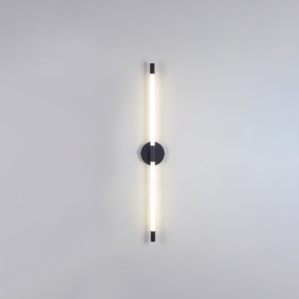 Clean-Lined Vertical Wall Light, Hardwired Wall Sconce, detail 20