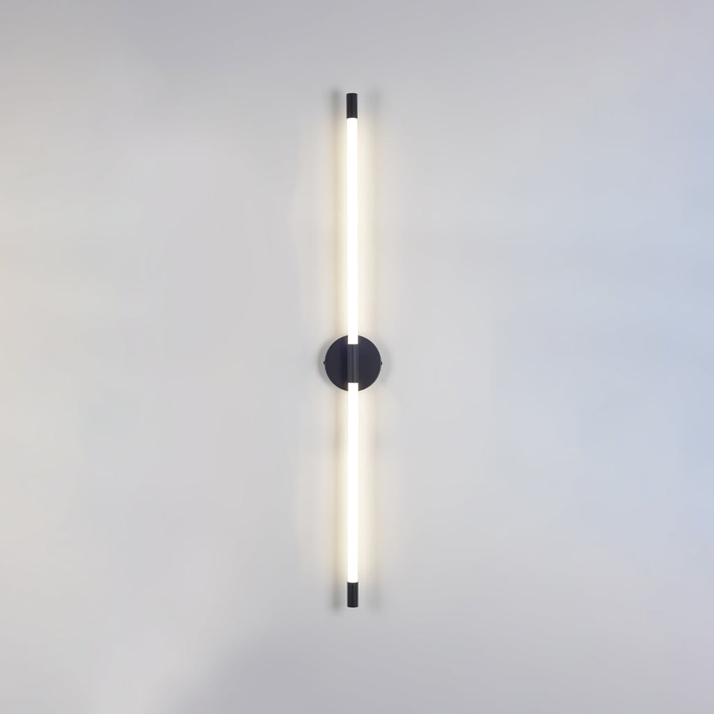Clean-Lined Vertical Wall Light, Hardwired Wall Sconce, detail 28
