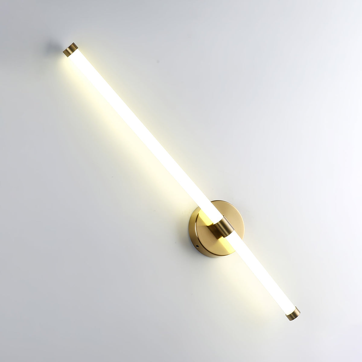 Clean-Lined Vertical Wall Light, Hardwired Wall Sconce, detail 7