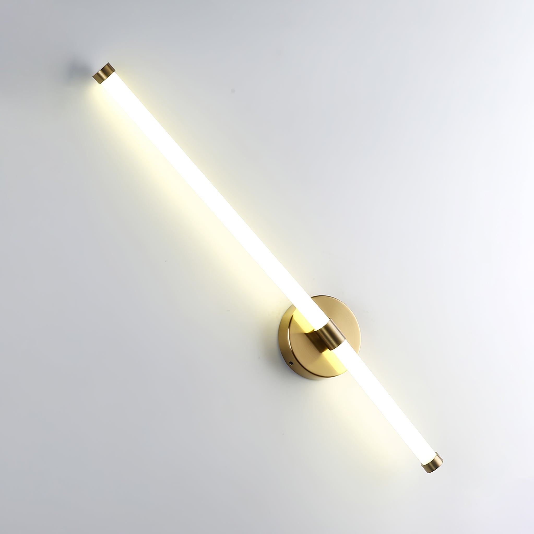 Clean-Lined Vertical Wall Light, Hardwired Wall Sconce, detail 7