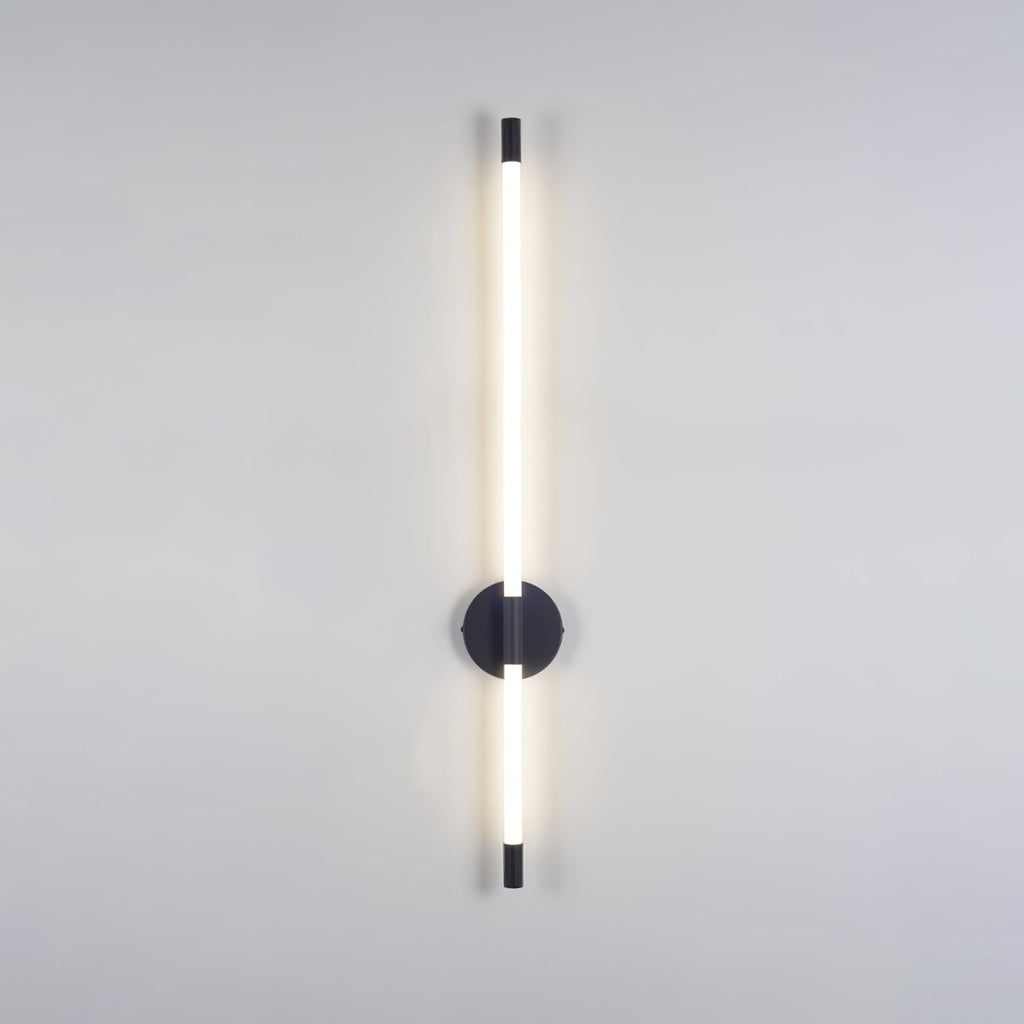 Clean-Lined Vertical Wall Light, Hardwired Wall Sconce, detail 9