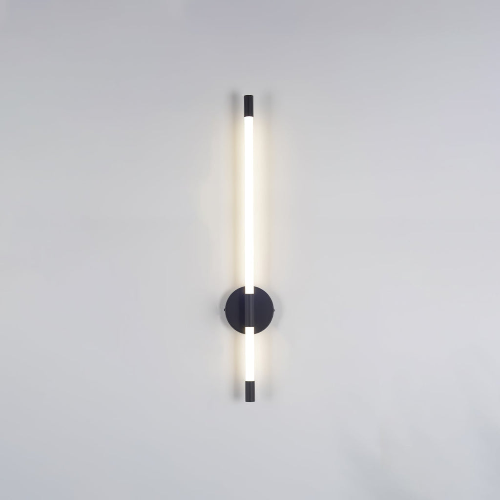 Clean-Lined Vertical Wall Light, Hardwired Wall Sconce, detail 10