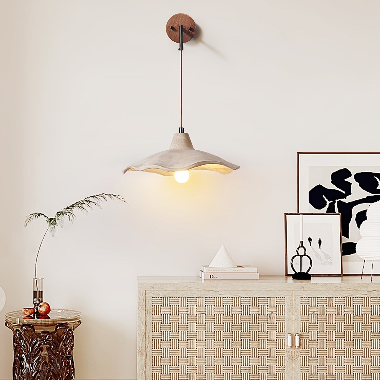 Mirella Wall Light, Hardwired Wall Sconce, detail 4