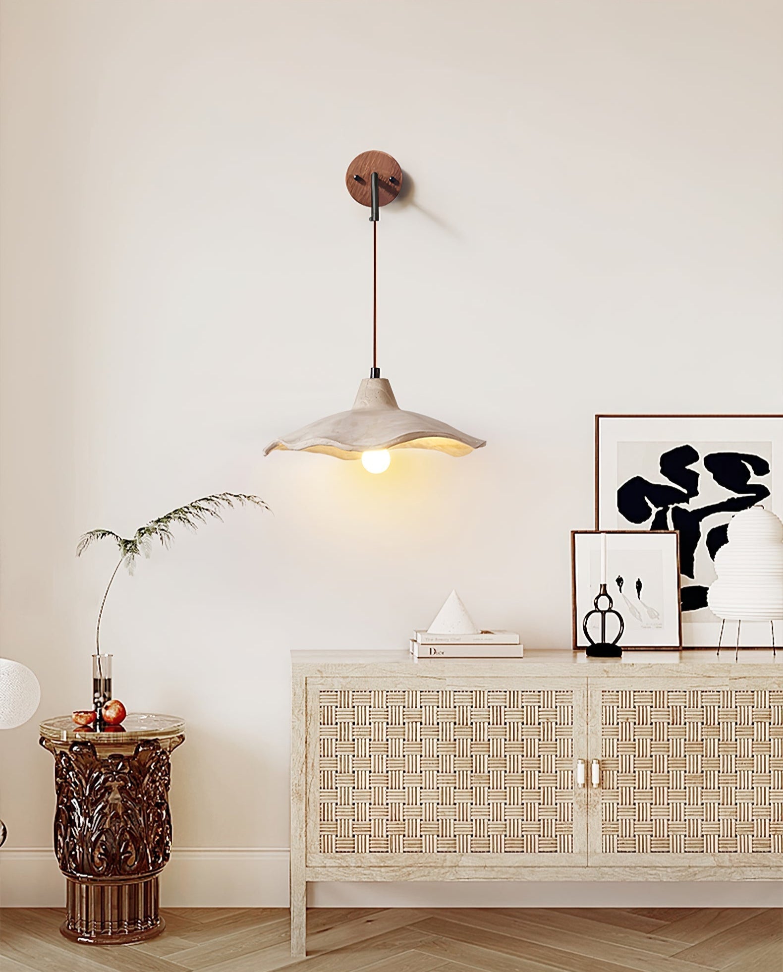 Mirella Wall Light, Hardwired Wall Sconce, detail 7