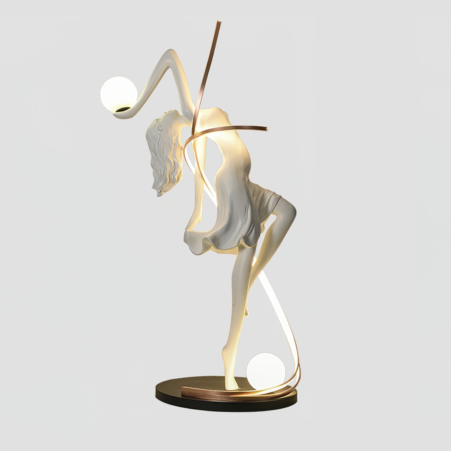 Misha Goddess Statue Floor Light, Floor Lamp, detail 22
