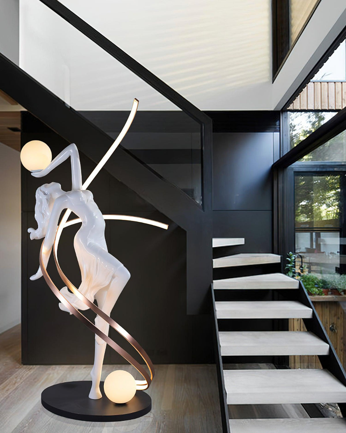Misha Goddess Statue Floor Light, Floor Lamp, detail 28