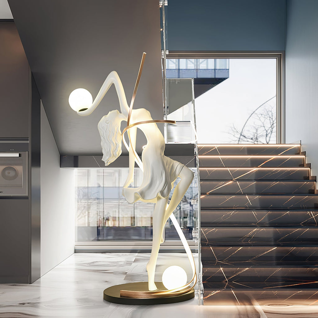 Misha Goddess Statue Floor Light, Floor Lamp, detail 18