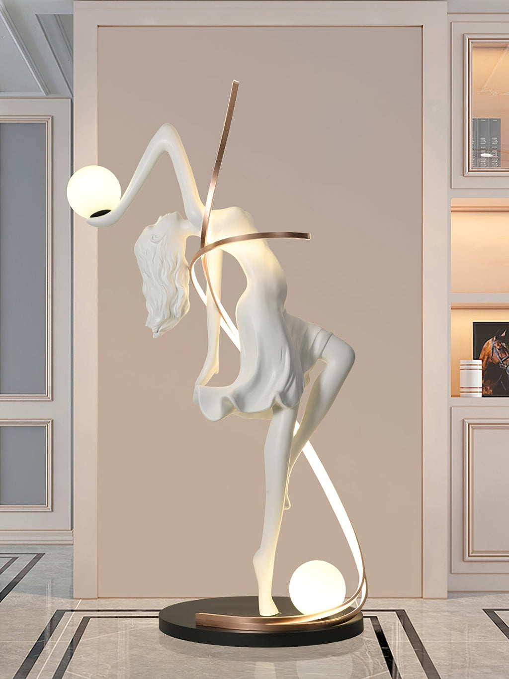 Misha Goddess Statue Floor Light, Floor Lamp, detail 9