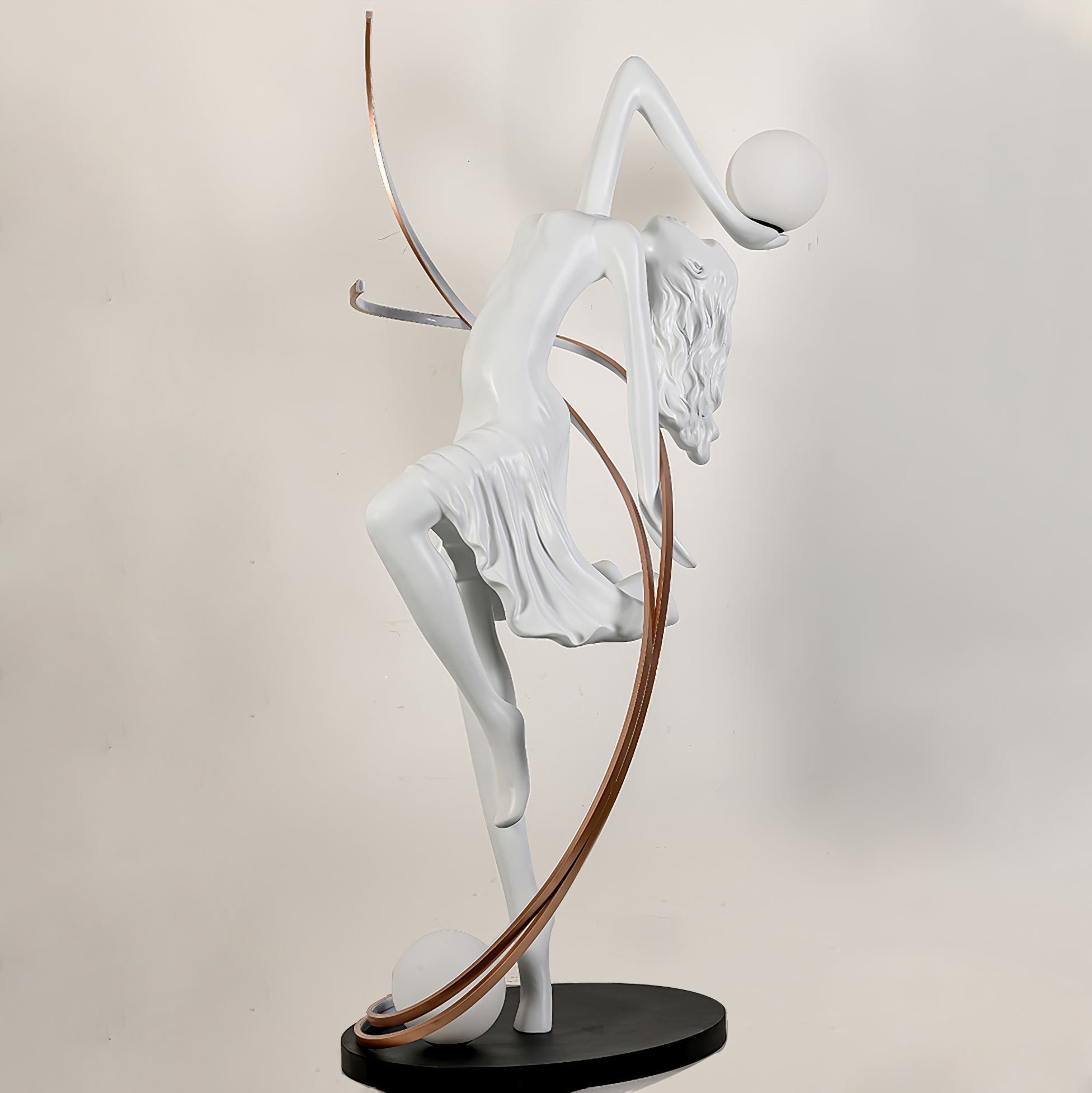 Misha Goddess Statue Floor Light, Floor Lamp, detail 11