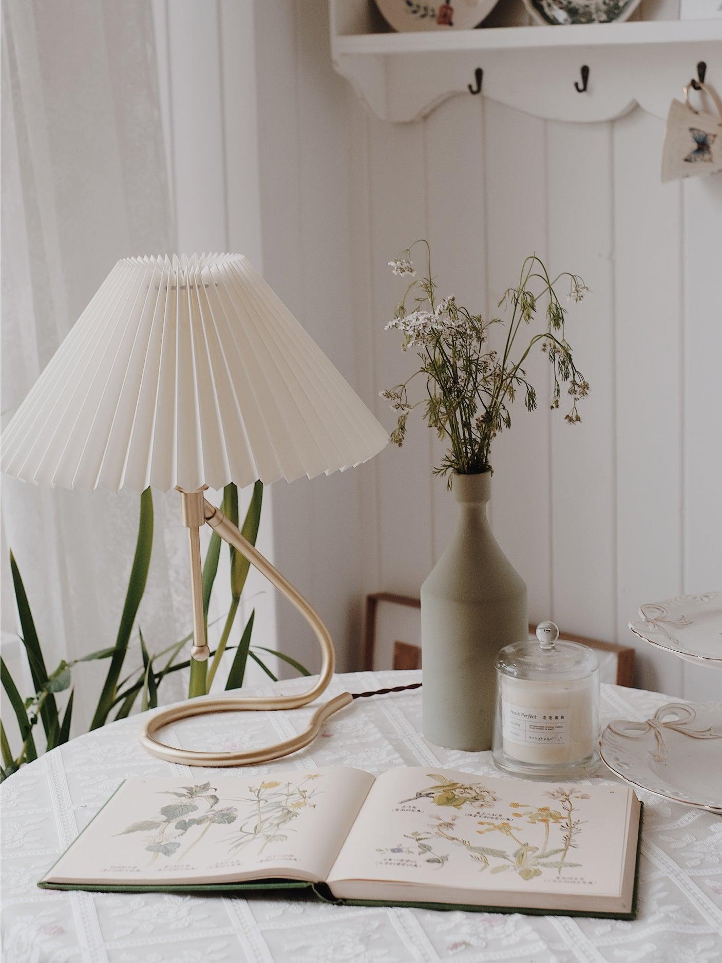 Levitate Pleated Table Light, Bedside Table Lamp, detail 16