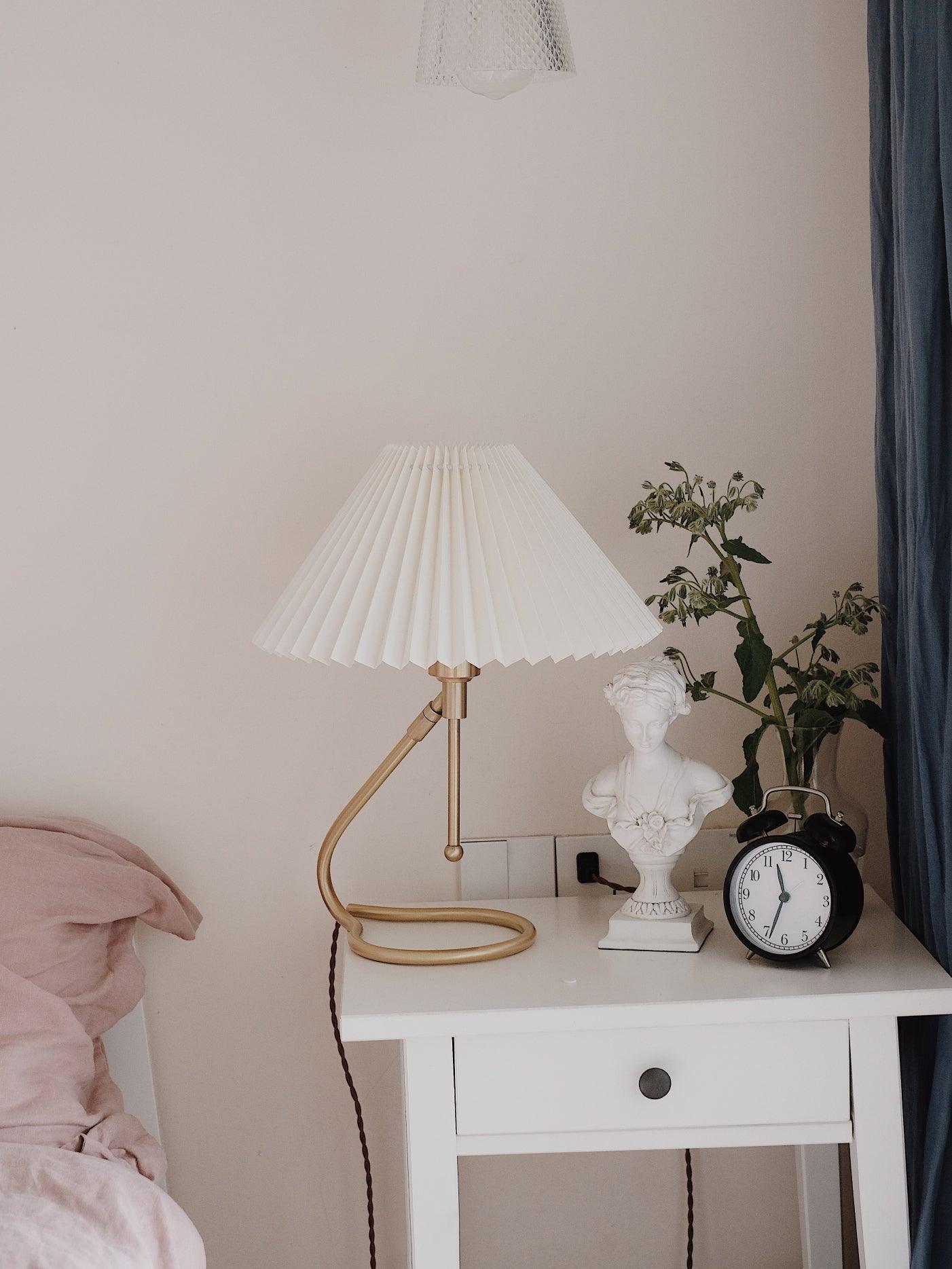 Levitate Pleated Table Light, Bedside Table Lamp, detail 17