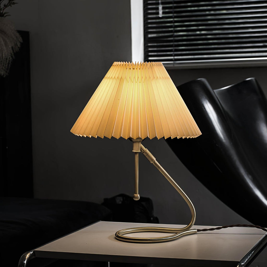 Levitate Pleated Table Light, Bedside Table Lamp, detail 5