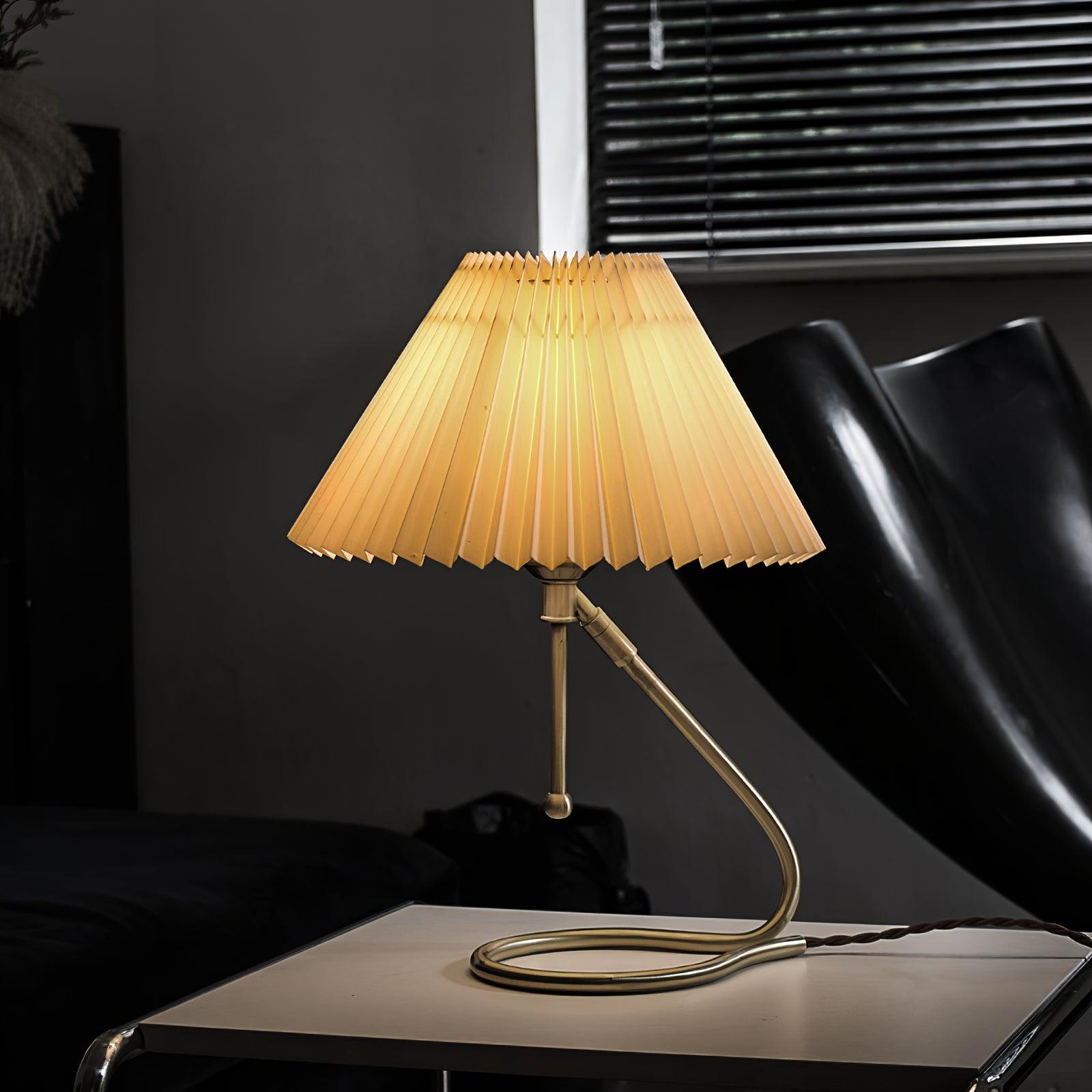 Levitate Pleated Table Light, Bedside Table Lamp, detail 5