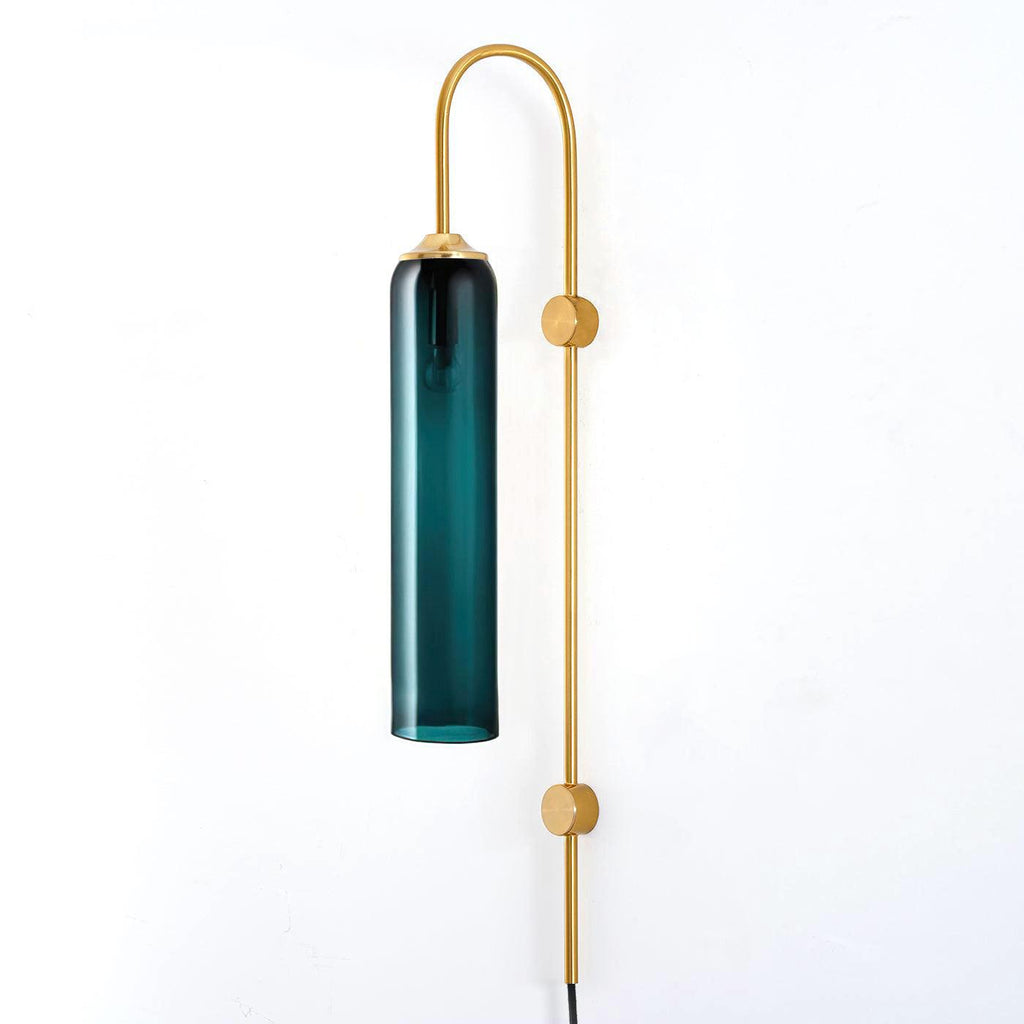 Contemporary Glass Plug-In Wall Light, Plug-In Wall Sconce, detail 19