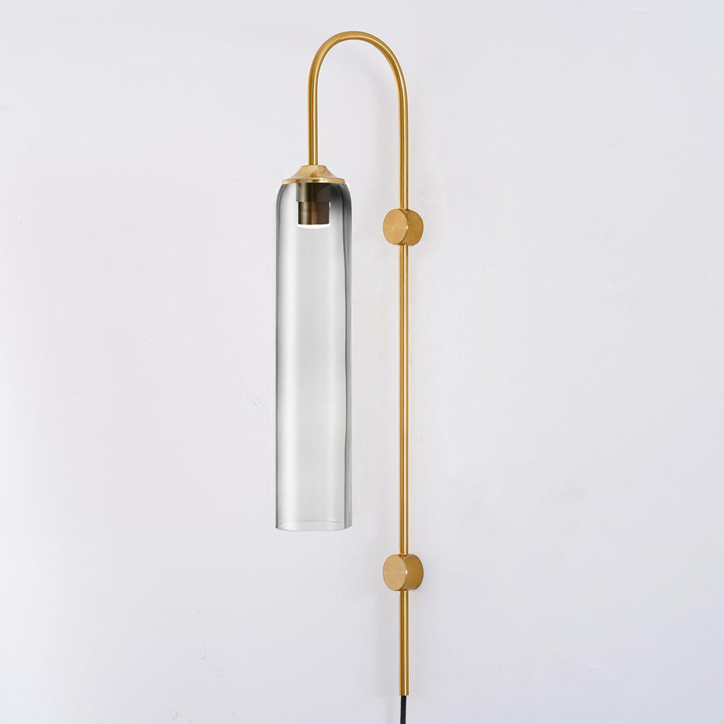 Contemporary Glass Plug-In Wall Light, Plug-In Wall Sconce, detail 21
