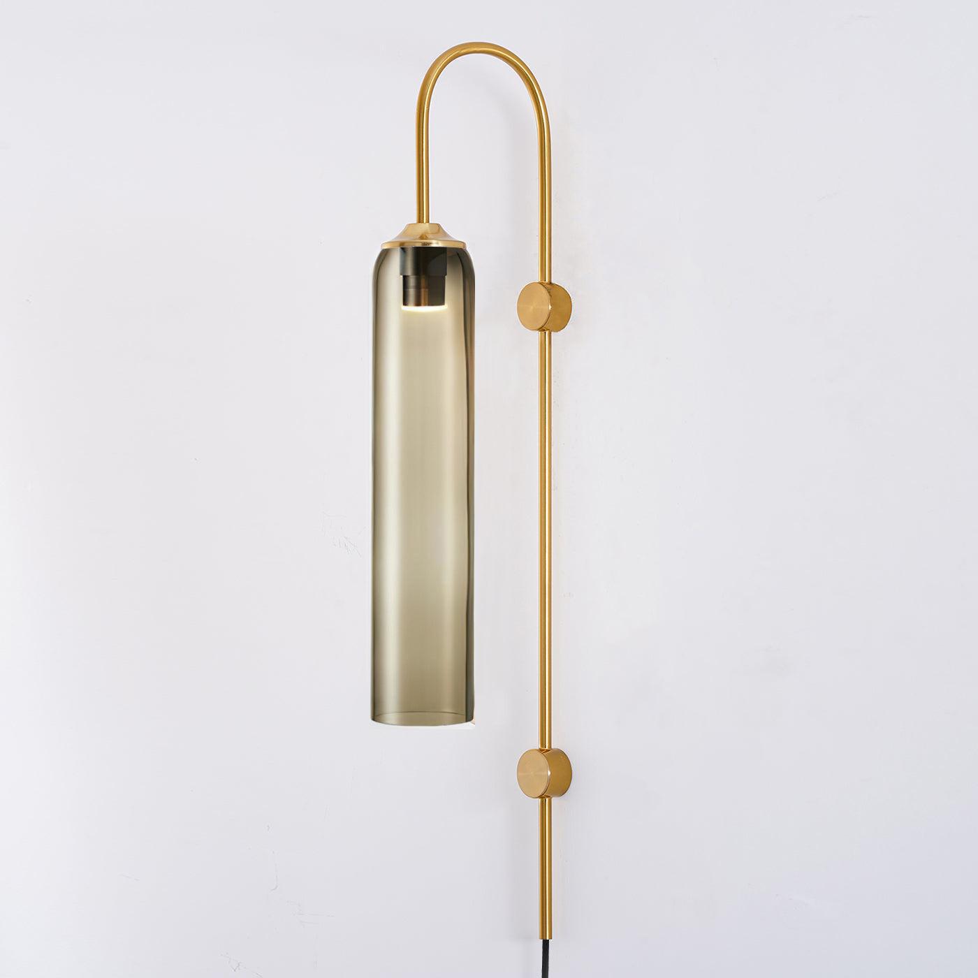 Contemporary Glass Plug-In Wall Light, Plug-In Wall Sconce, detail 23
