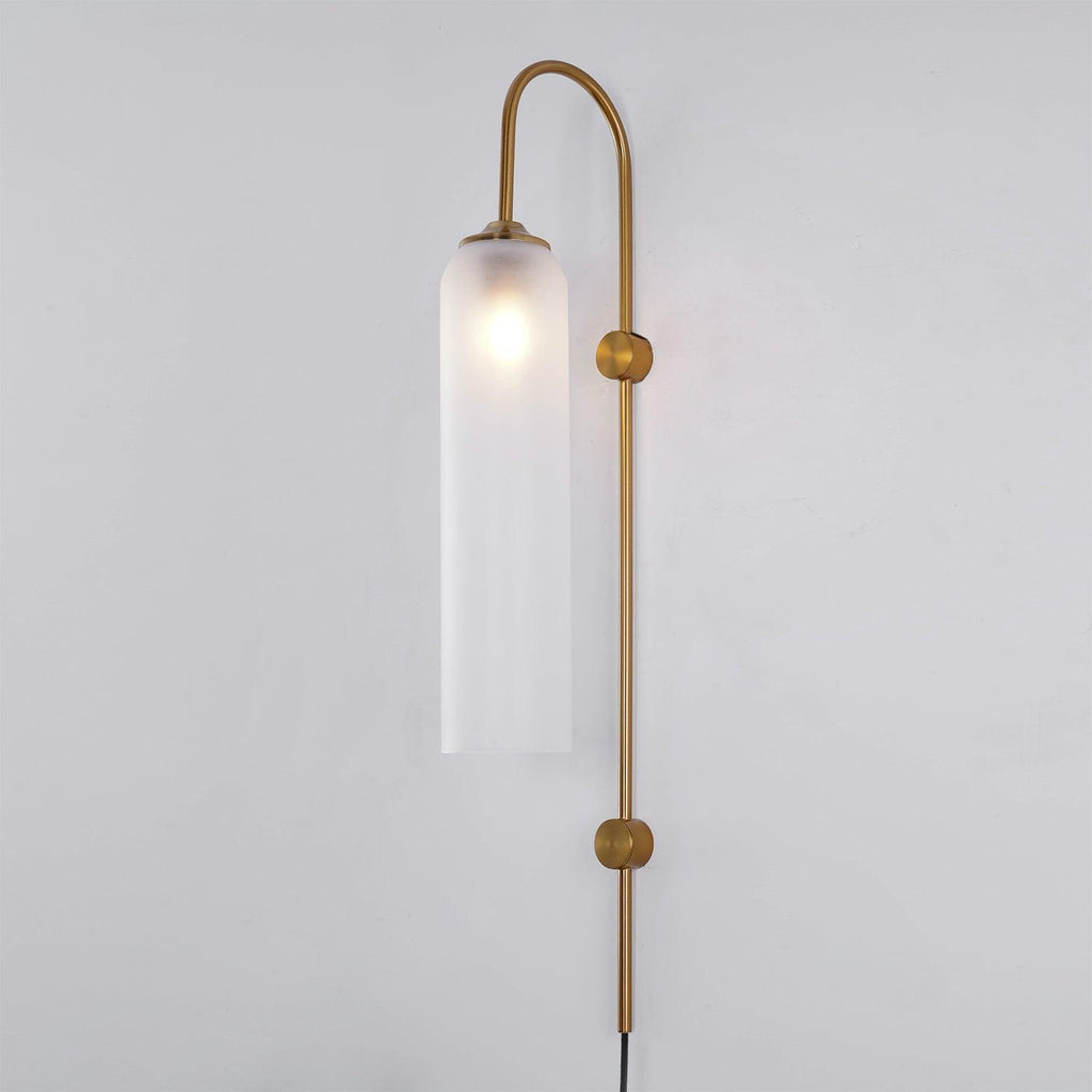 Contemporary Glass Plug-In Wall Light, Plug-In Wall Sconce, detail 25
