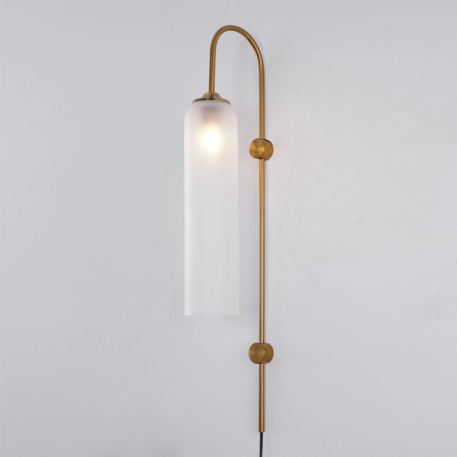 Contemporary Glass Plug-In Wall Light, Plug-In Wall Sconce, detail 25