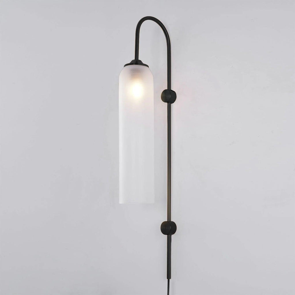 Contemporary Glass Plug-In Wall Light, Plug-In Wall Sconce, detail 26